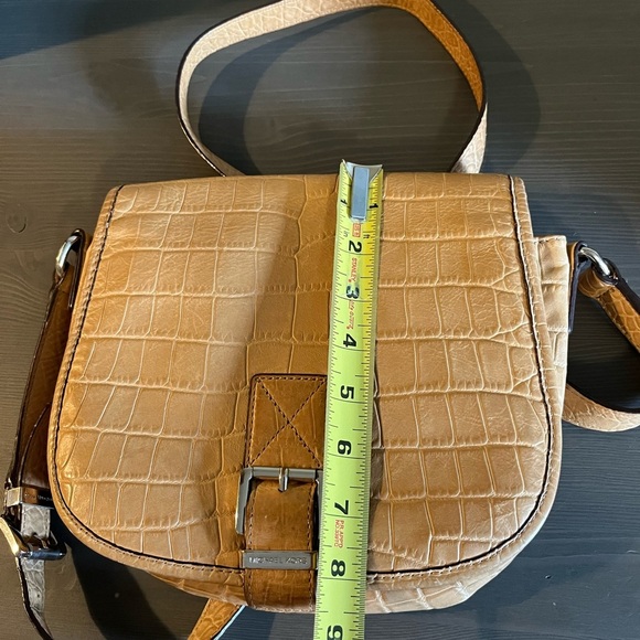 Michael Kors Croc Embossed Crossbody Purse - Picture 11 of 15